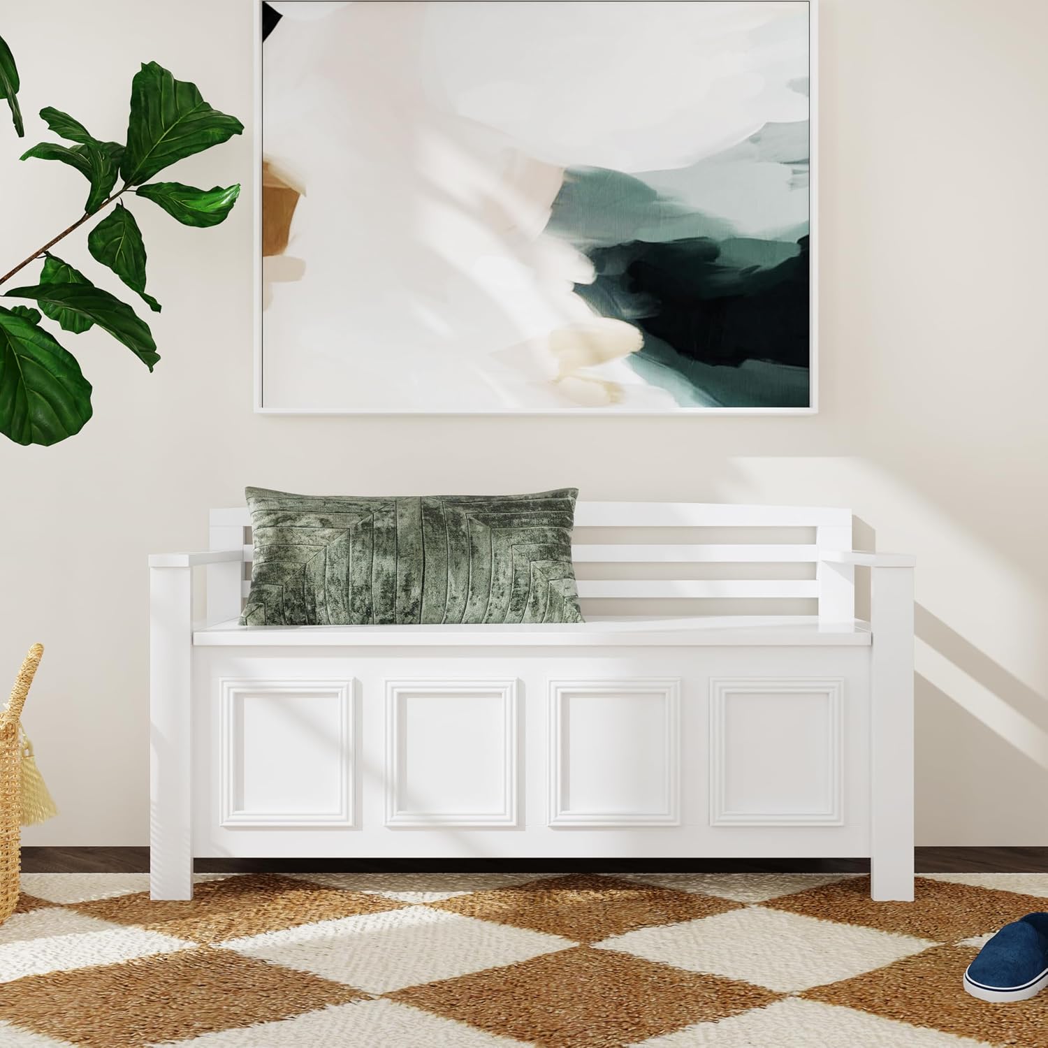 Linon Laredo Storage Bench