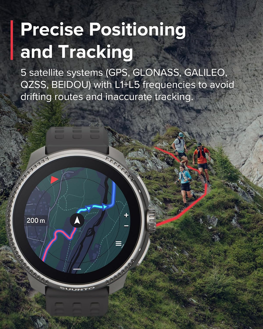 SUUNTO Race: GPS Sports Watch, Large & Bright AMOLED Color Screen, Long Battery Life