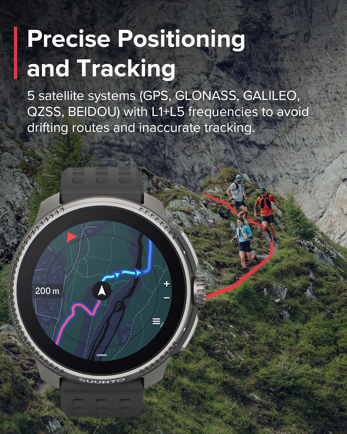 SUUNTO Race: GPS Sports Watch, Large & Bright AMOLED Color Screen, Long Battery Life