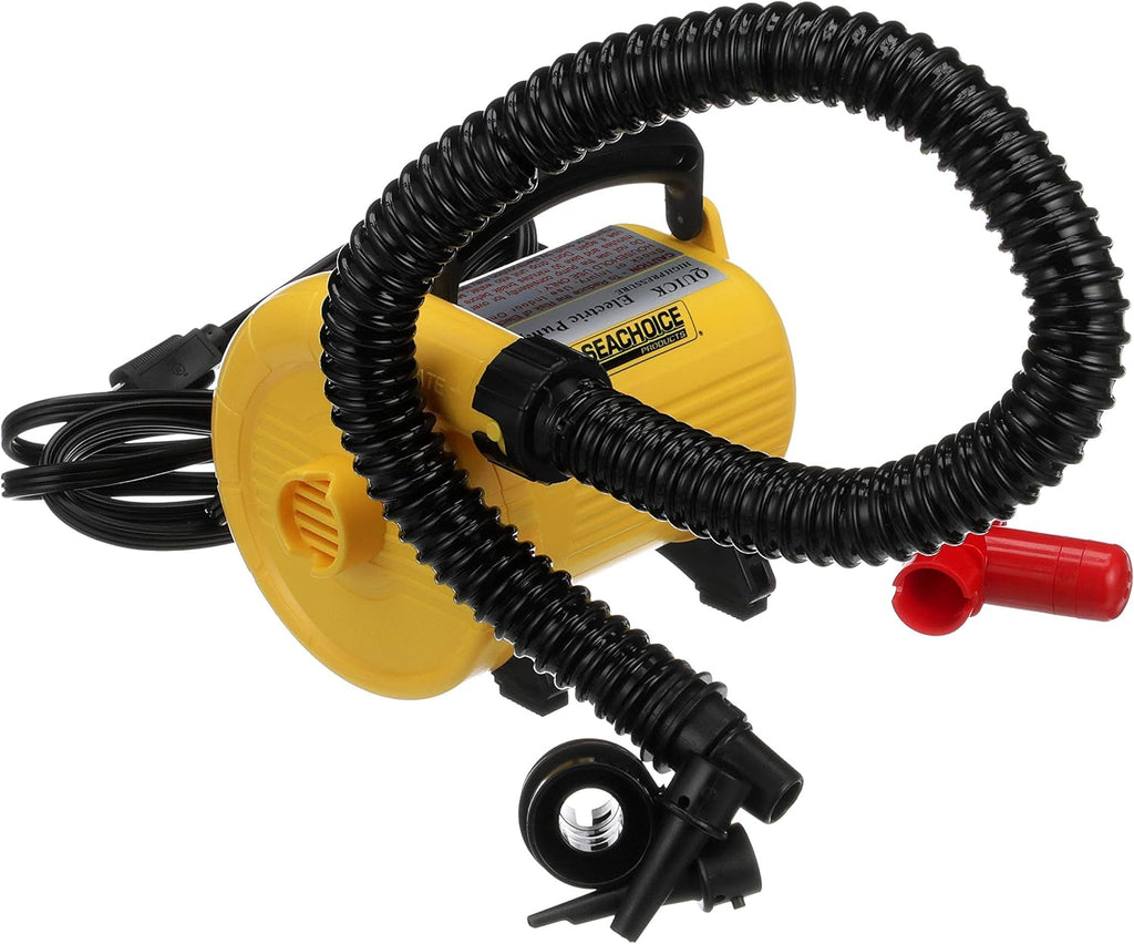 Seachoice Portable 120V Super Air Pump w/ 10-Ft. Power Cord, 2.5 PSI, For Boating and General Inflatables