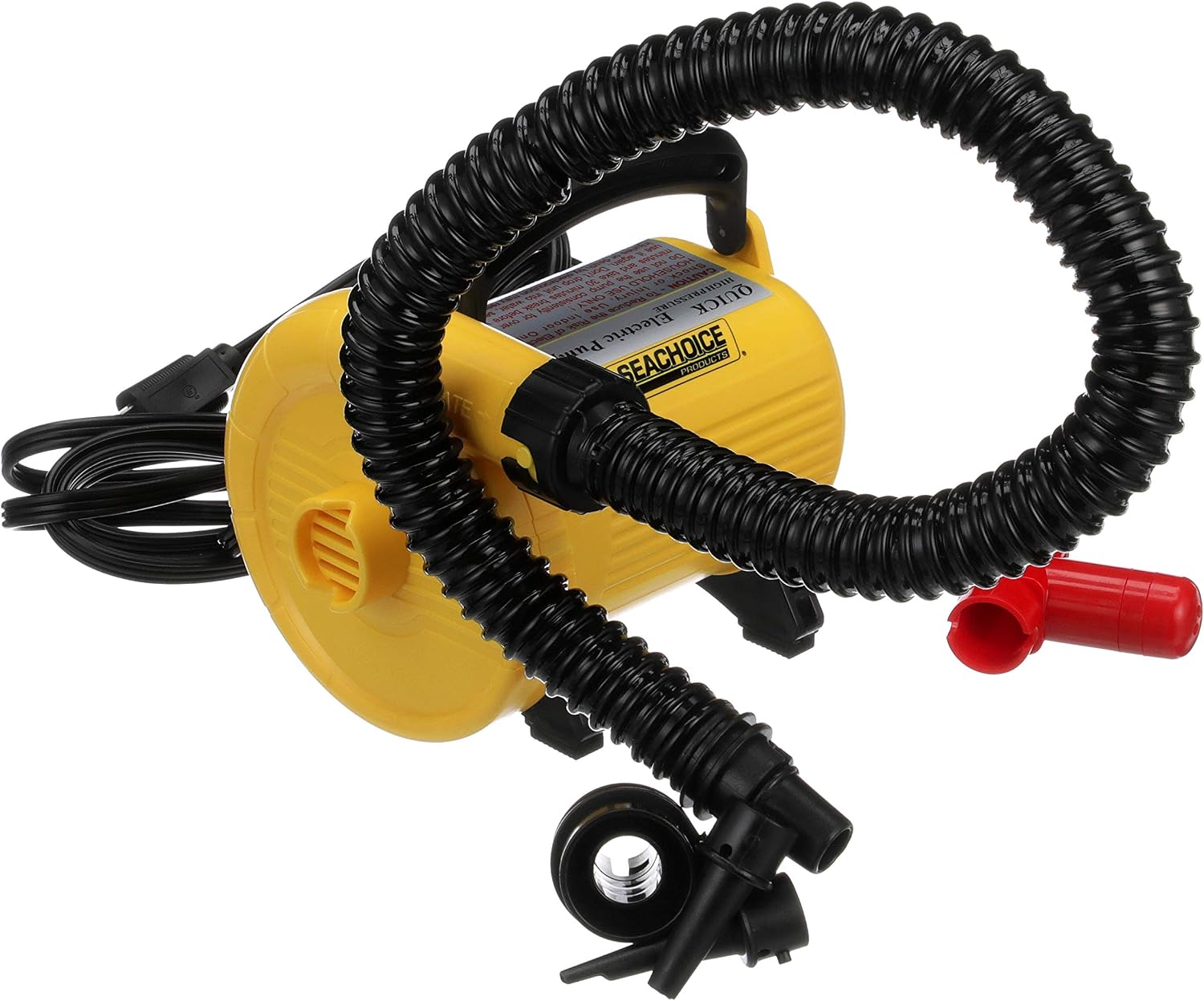 Seachoice Portable 120V Super Air Pump w/ 10-Ft. Power Cord, 2.5 PSI, For Boating and General Inflatables