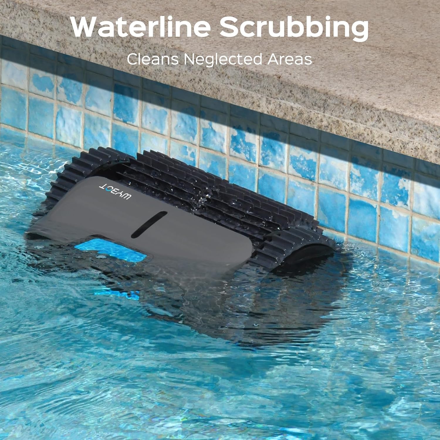 (2026 Upgraded) WYBOT C1 Max Inground Pool Vacuum Robot with APP, Manual Mode Switching, 180~210 Mins, Smart Navigation for 2152 sq.ft, Floor & Wall Climbing Pool Cleaner, Ideal for Inground