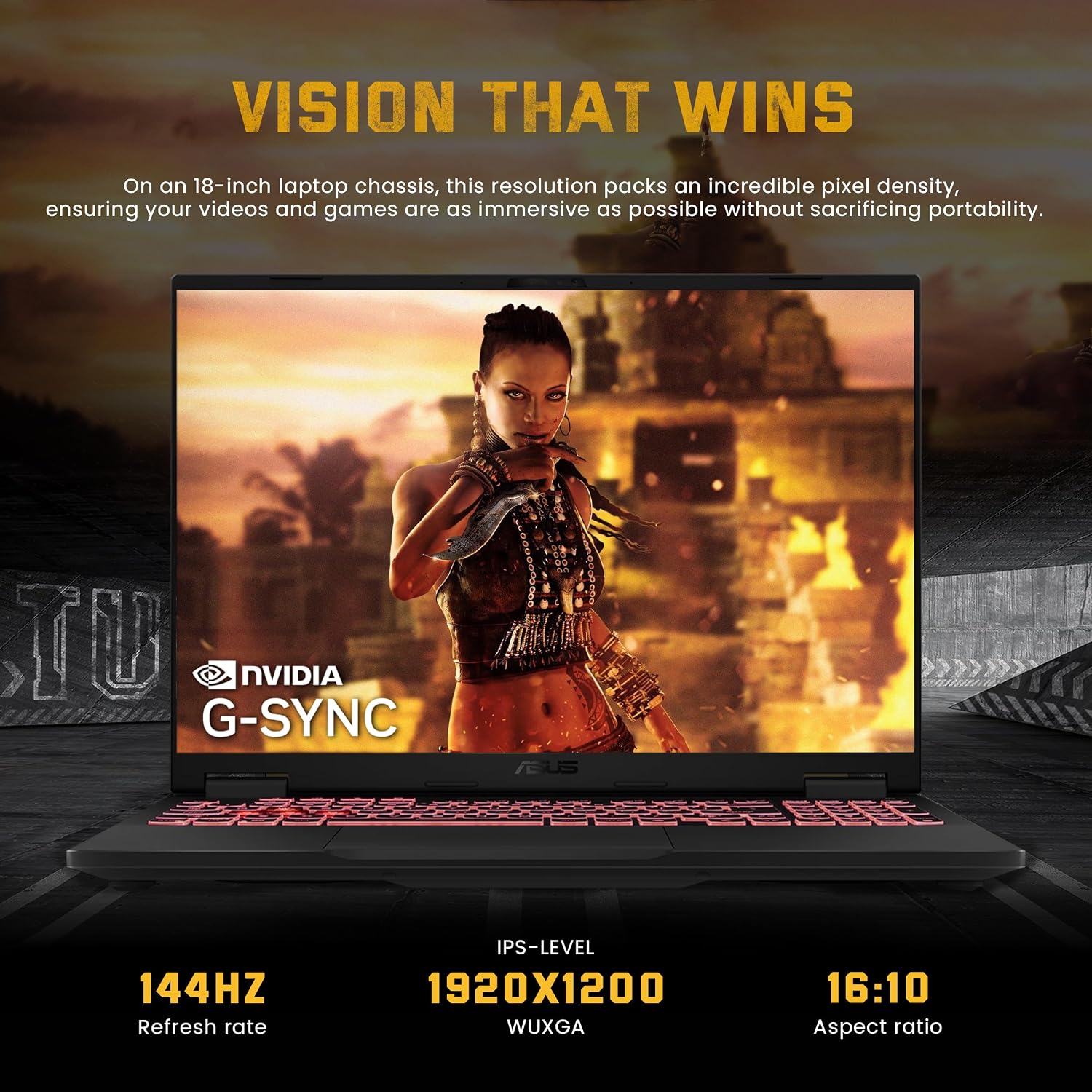 ASUS TUF A18 Gaming Laptop, 18' WUXGA 144Hz Display, AMD Ryzen 7 260, NVIDIA GeForce RTX 5060 8GB GDDR7, 64GB DDR5, 4TB SSD, Backlit Keyboard, FHD IR Camera, Win 11 Pro, Gray, 1TB Docking Station Set