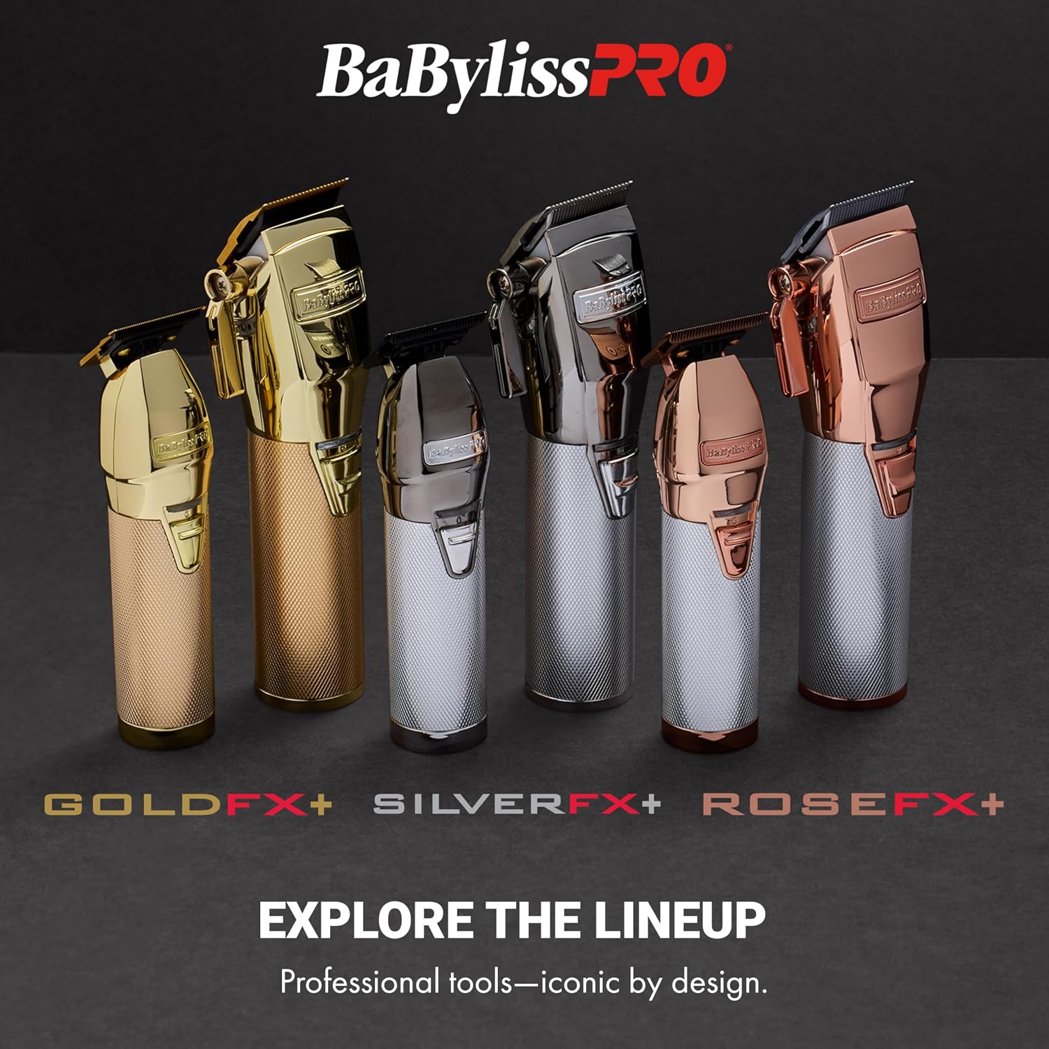 BaBylissPRO FX+ Professional Barber Cord/Cordless Hair Trimmers – Beard Trimmer for Men, Professional Stylist & Barber Clippers, USB-C Cordless Hair Trimmers for Men