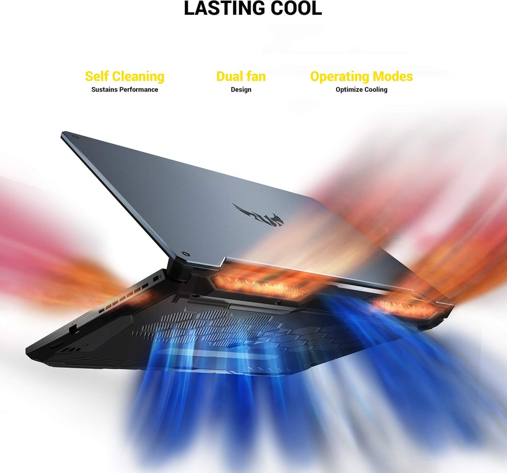 ASUS TUF Gaming A15 Gaming Laptop, 15.6' 144Hz Full HD IPS-Type, AMD Ryzen 7 4800H, GeForce RTX 2060, 16GB DDR4, 1TB PCIe SSD, Gigabit Wi-Fi 5, Windows 10 Home, TUF506IV-AS76