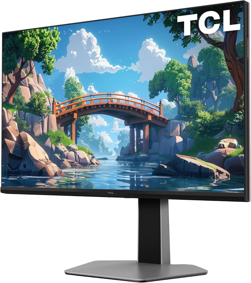 TCL 27' G64 Series QHD HDR QD-Mini LED Gaming Monitor (27G64, 2025 Model) Halo Control System, 180Hz Refresh Rate, LD180 Precise Dimming Series, HDR600 Brightness, 1ms, AMD FreeSync, NVIDIA G-SYNC