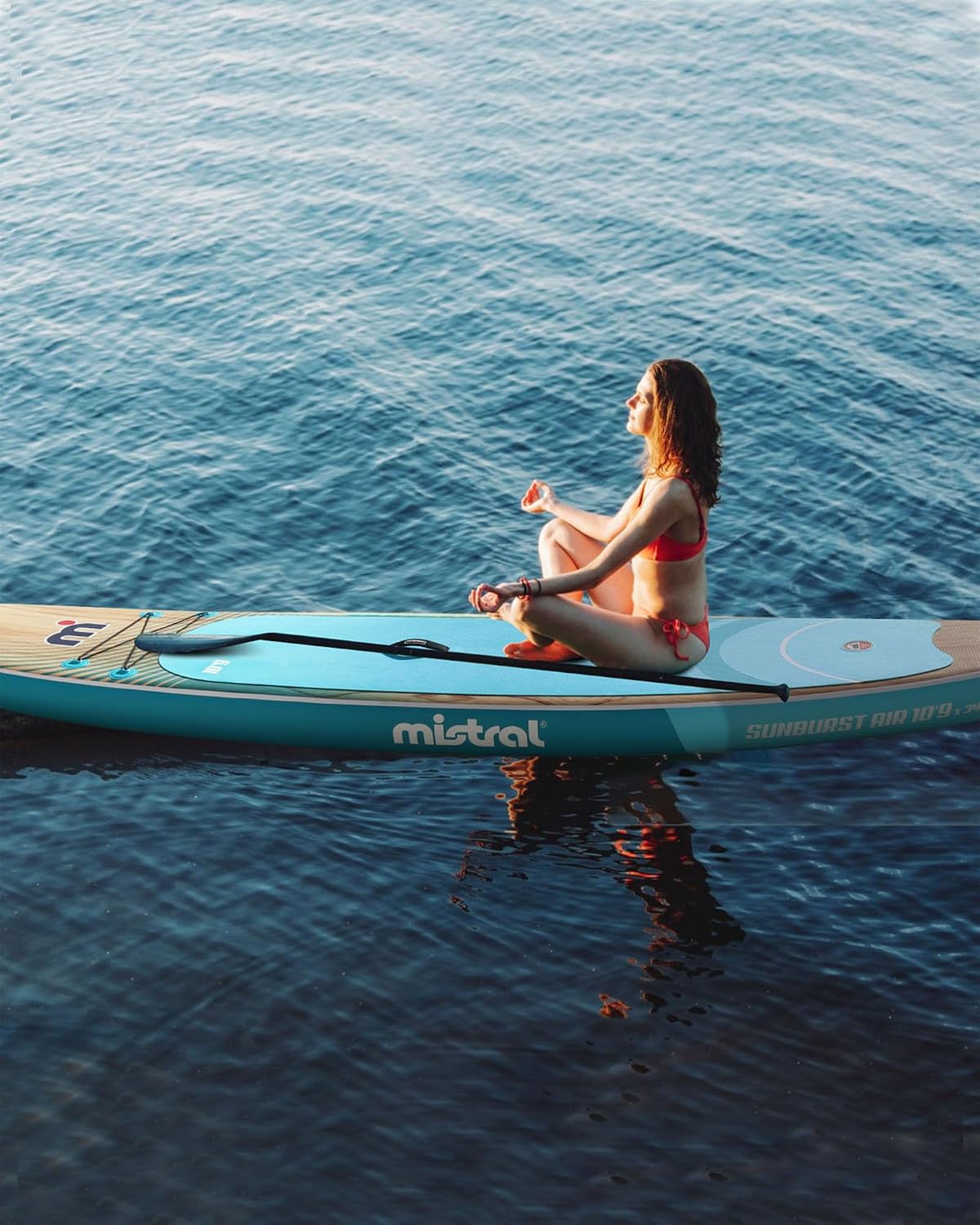 Mistral Stand Up Paddle Board, 10'9''x34''x6'' Inflatable SUP Yoga & Pilates Boards, Extra Wide Paddle Board with SUP Accessories, Stable and Lightweight Board for All Skill Levels