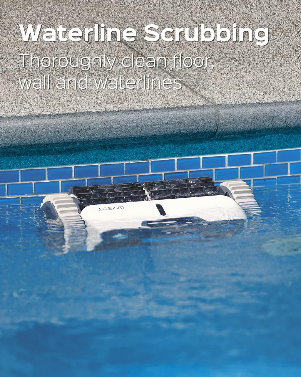 WYBOT Robotic Pool Cleaner with APP, Wall Climbing Pool Vacuum, 65W Excellent Power, Smart Navigation, 9200mAH Large Battery, LED Indicator, Robot Pool Vacuum for Inground Pools, Osprey 700 Pro.