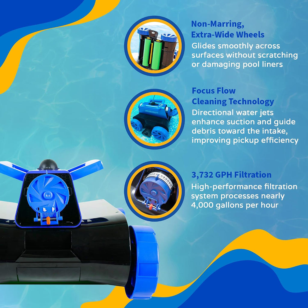 Blue Wave Indigo Hybrid x-5 Robotic Cleaner