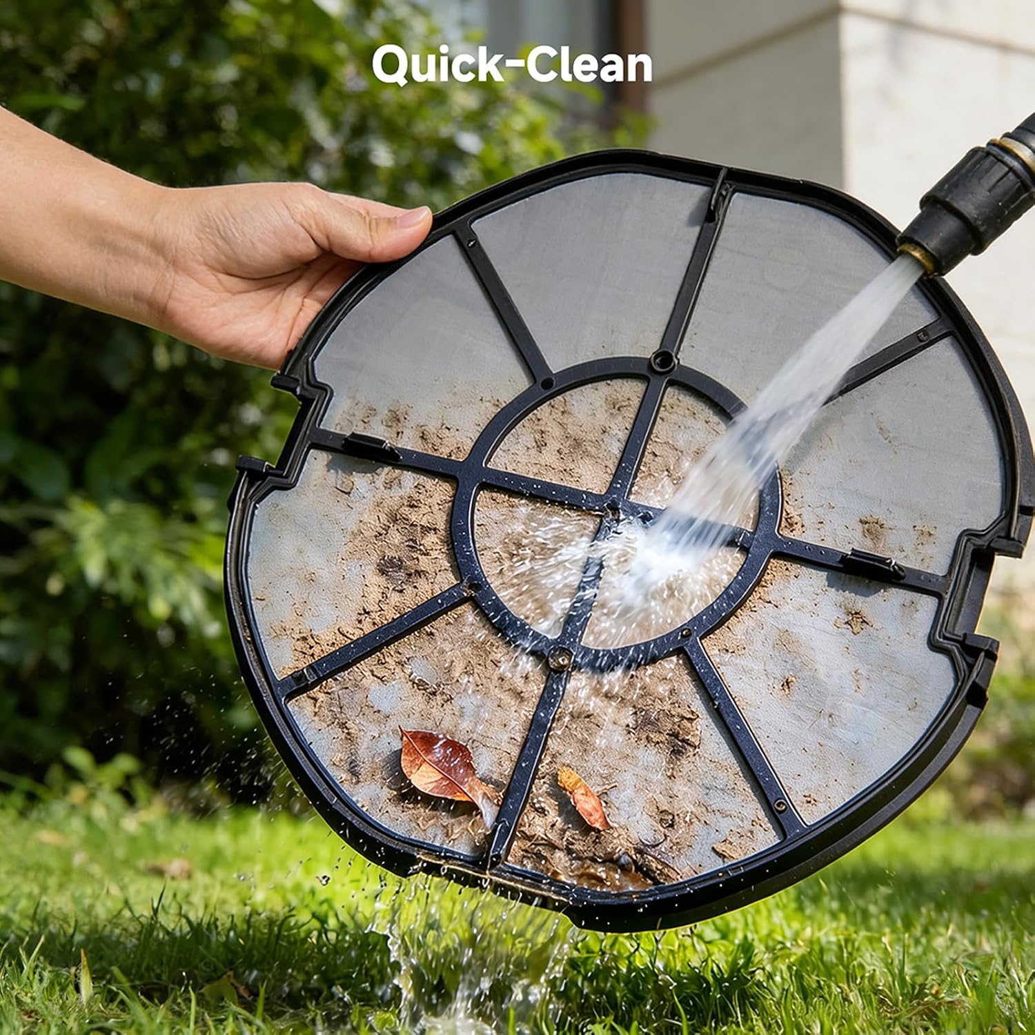 Pooloob Robotic Pool Vacuum Cleaner with Triple-Layer Filtration & Floating Buoy, for Regular Daily Maintenance, Flat Floor Cleaning for Above/In-Ground Pools,NOT for Initial or Deep Cleaning or Swamp