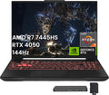 ASUS TUF A16 16' WUXGA 144Hz Gaming Laptop, AMD Ryzen 7 7445HS, NVIDIA GeForce RTX 4050, 16GB DDR5, 1TB SSD, Backlit Keyboard, Copilot, Wi-Fi 6, Win 11 Pro, Gray, 1TB Docking Station Set