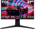 TCL 27' R94 Series 4K UHD HDR QD-Mini LED Gaming Monitor (27R94, 2025 Model) Halo Control System, 165Hz Refresh Rate, LD2304 Precise Dimming Series, HDR1400 Brightness, 1ms, AMD FreeSync NVIDIA G-SYNC