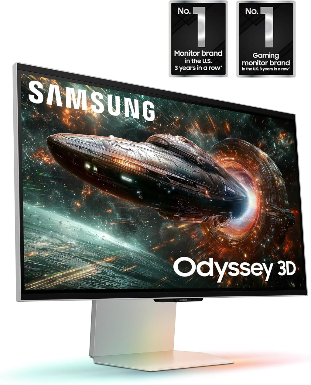 Samsung LS27FG900XNXZA 27 Inch Odyssey 3D 4K 165Hz Gaming Monitor with 5 Year Amber Protection Plan (2025)