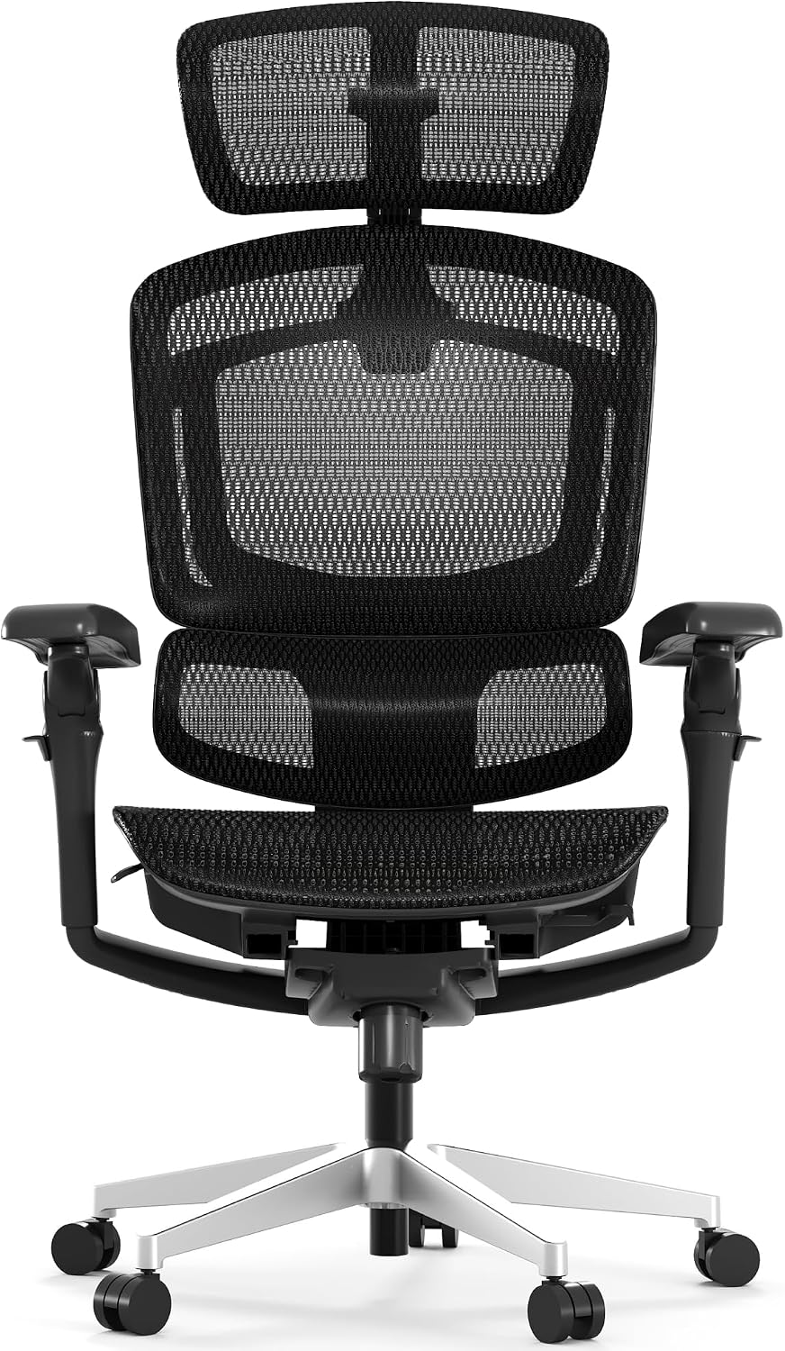 FLEXISPOT ErgoX-PRO Ergonomic Office Chair Black – AeroWeave 5.0 Mesh Seat, 5D Lumbar, 7D Armrests, 4D Headrest, 551LBS Capacity – Office, Gaming, Home