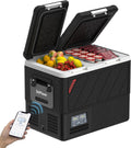 Setpower 12v Refrigerator with APP Control, 48QT Dual Zone 12V Fridge Freezer,Electric Coolers for vehicles ac/dc,Car Refrigerator 12v Portable Fridge for Car,SUV,Truck,RV,Camp,Travel,Road Trip,DT45