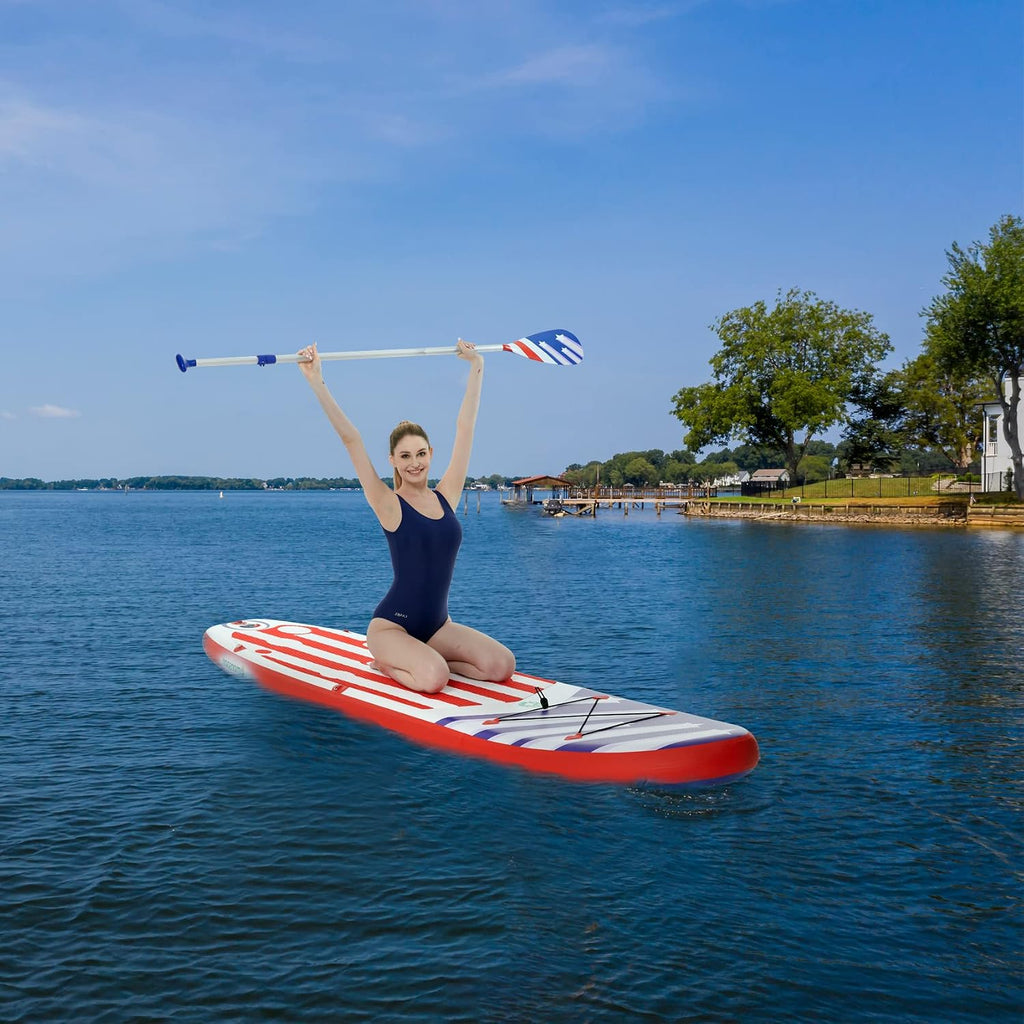 [Monsoon] Inflatable Stand Up Paddle Board SUP Paddleboard with Accessories and Carry Bag Bundle