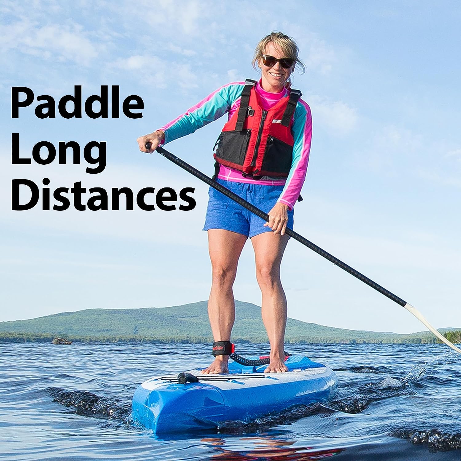 Sea Eagle NeedleNose 14' Inflatable Lightweight High Pressure Drop Stitch Stand Up Paddle Board SUP, Patented Wave Piercing Bow