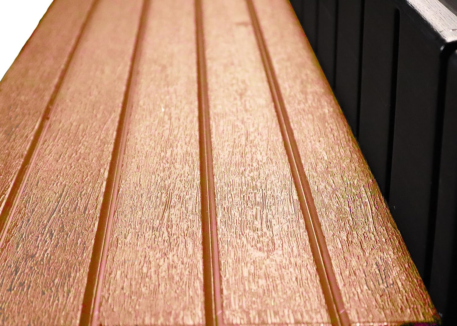 Confer Plastics Two Tier 36' Wide Storage Hot Tub Step: Durable, Multi-Functional, Non-Skid Spa Steps, Easy Installation, Sturdy, Long Lasting Upgrade to Your Space. Proudly Made in USA. - Redwood