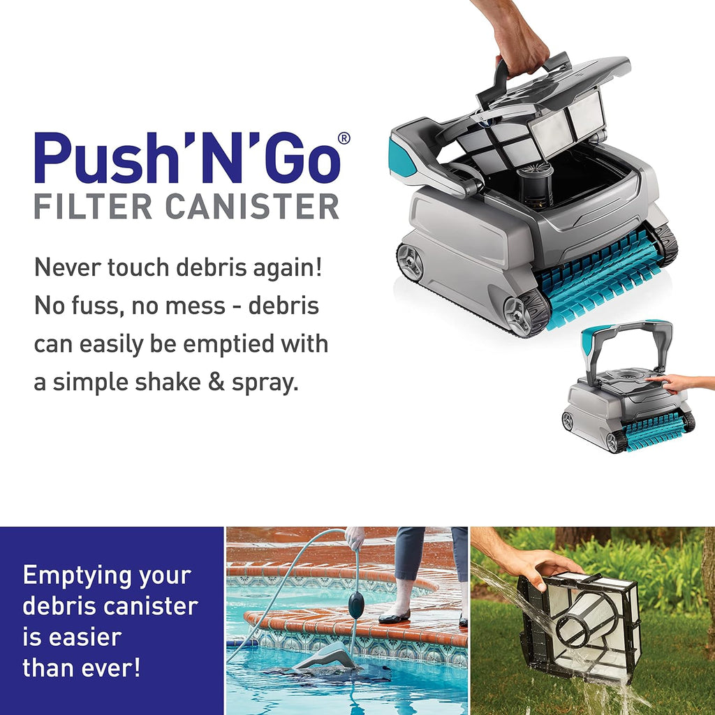 Polaris NEO Robotic Pool Cleaner, Automatic Vacuum for InGround Pools up to 40ft, Wall Climbing Vac w/ Strong Suction