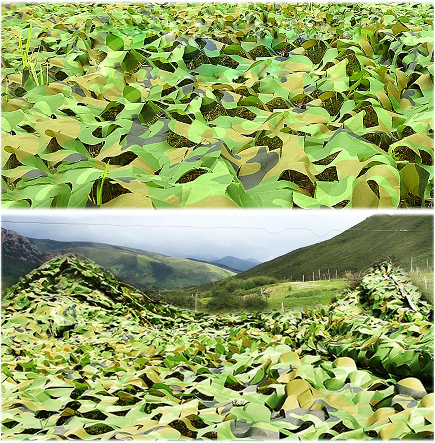 Amadon Camouflage net for Farmland Cover,Camo Net for Mountain Greening and Landscaping,Camo Netting for House Shading,Camouflage Netting for Activity Decoration,for Garden,Pavilion