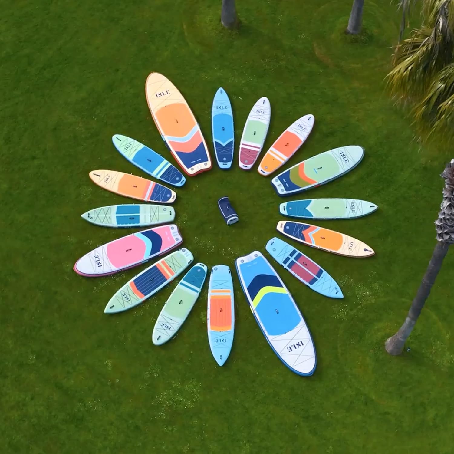ISLE Explorer 3.0 Inflatable Stand Up Paddle Board & iSUP Bundle Accessory Pack, Adventure & Touring Board, Durable, Lightweight with Stable Wide Stance, 300 Pound Capacity, 11.6'x 6'