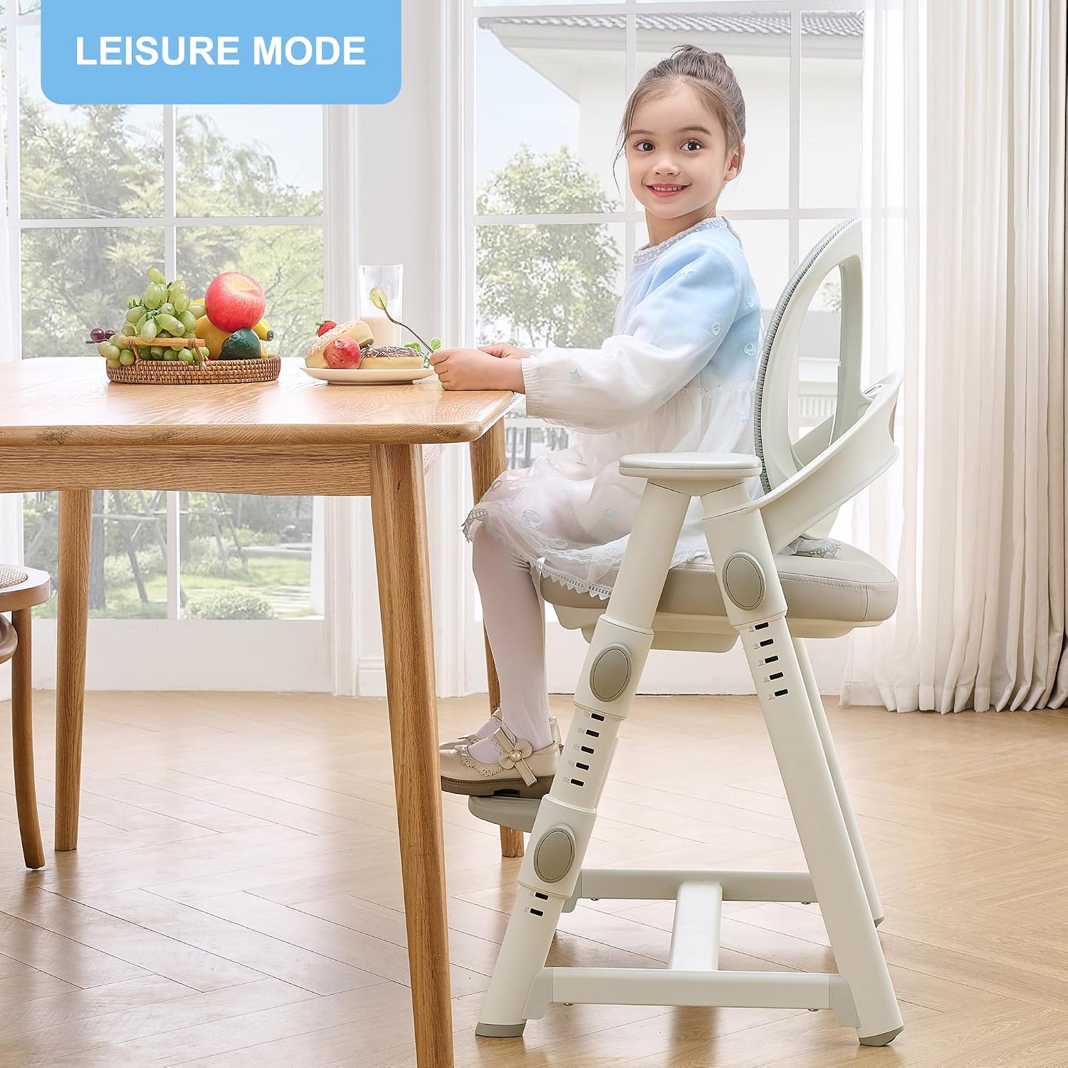 Ergonomic Kids' Study Chair, Height Adjustable Kids Desk Chair for Boys Girls,Comfortable for Teenagers Playing, Drawing, Ideal Gift for Children,Students（Grey）
