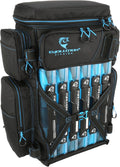 Evolution Fishing Drift Series Tackle Backpack, Outdoor Rucksack w/ 6 Fishing Tackle Trays, Heavy Duty