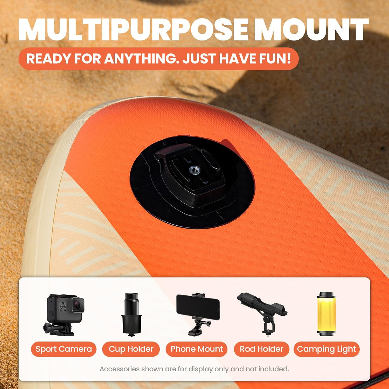 Inflatable Stand Up Paddle Board with SUP Accessories,Inflatable Paddle Boards for Adults & Youth, Anti-Slip EVA Deck,Wide Stance,Dual Action Pump,108L Backpack
