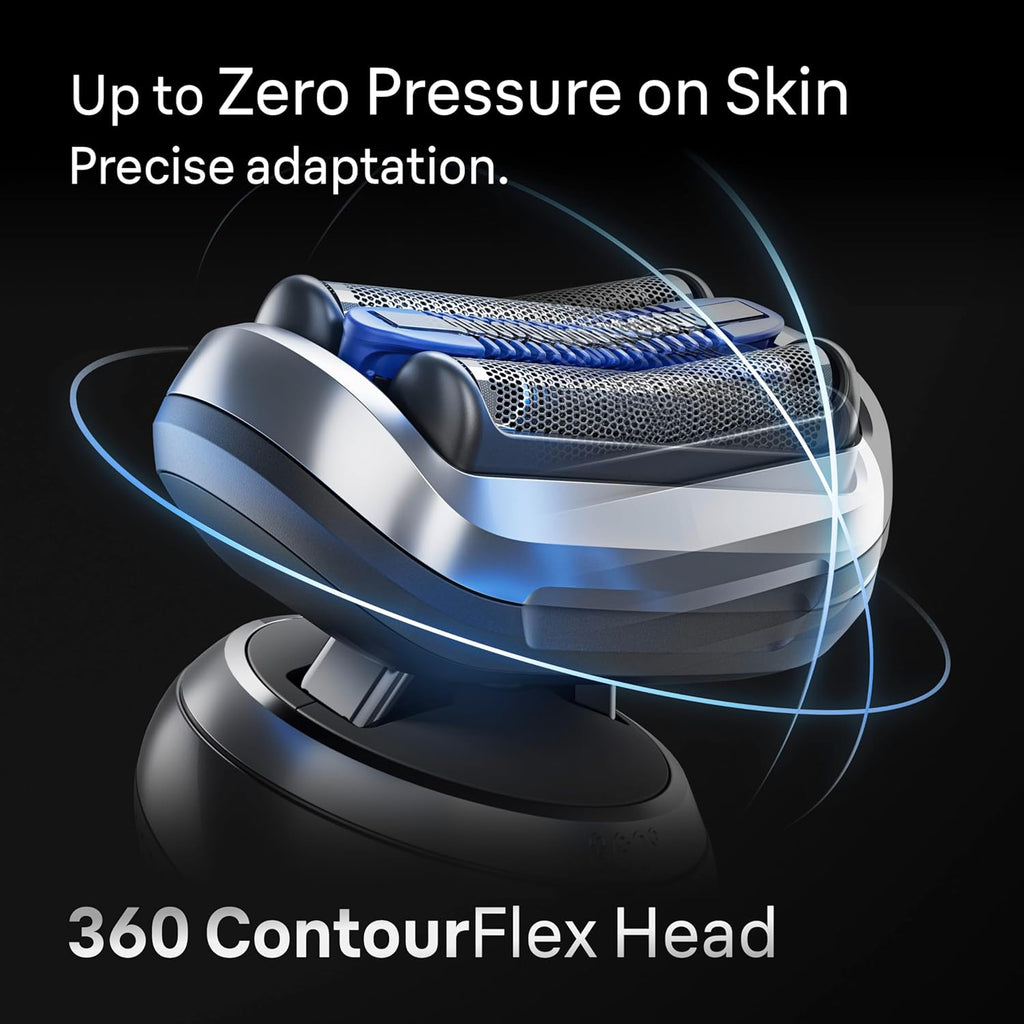 Braun Electric Shaver for Men, Series 7 7120s, Wet & Dry Shave, Turbo & Gentle Shaving Modes, Waterproof Foil Shaver, with Precision Trimmer, Space Grey