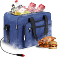 Electric Cooler Bag, Portable Electric Cooler, Foldable Heater Bag, Powered 12 Volt AC/DC Compatible, for Cooling Pre-Cooled Food & Drinks