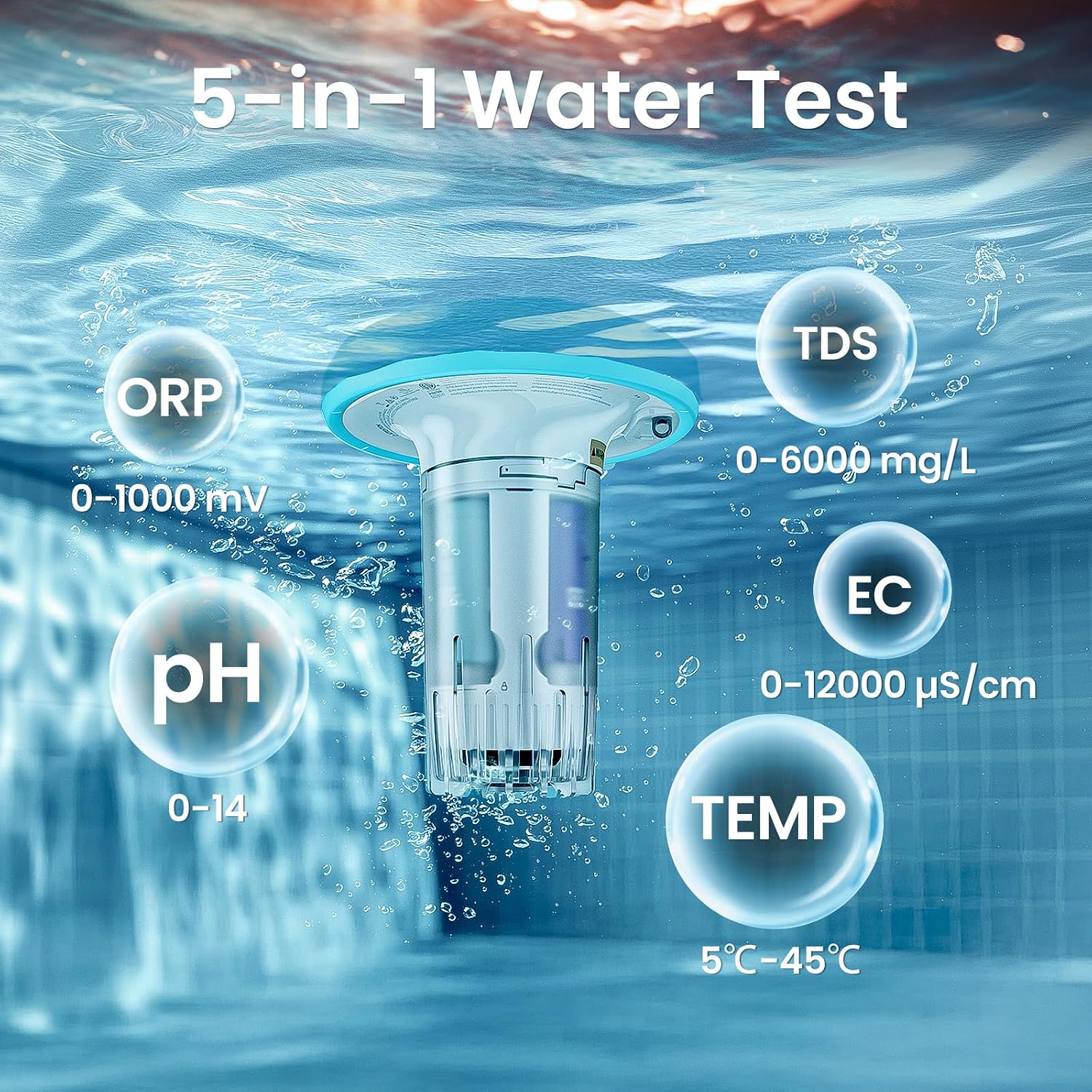 Aiper Scuba X1 Pro Max Pool Vacuum Robot & Skimmer with HydroComm Pro Smart Pool Monitor, 8,500 GPH Suction, Ultra-Fine Filtration, Real-Time Water Monitoring & Underwater WiFi Connection, Grey