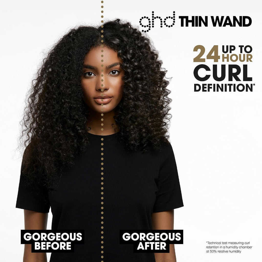 ghd Curve® Professional Hair Curling Irons & Wands | Soft Waves, Classic and Tight Curls | 0.5 –1.5 Inch Barrels' | 365ºF Styling Temp Preventing Heat Damage + Auto Sleep Mode