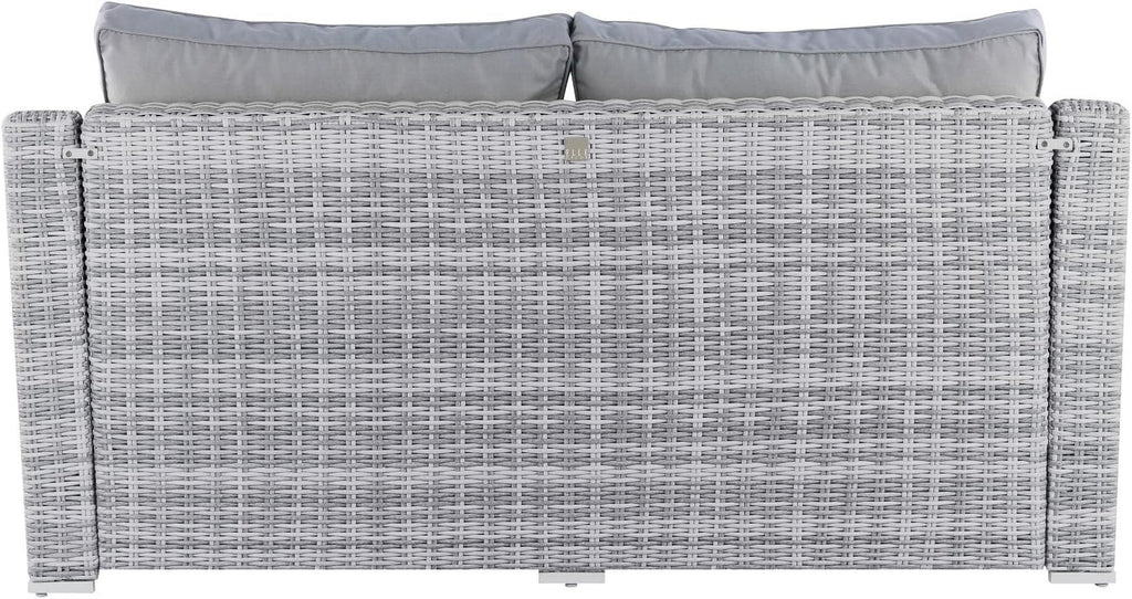Elle Decor Vallauris Patio Outdoor Furniture Collection, Premium All Weather Wicker, Sofa, Gray