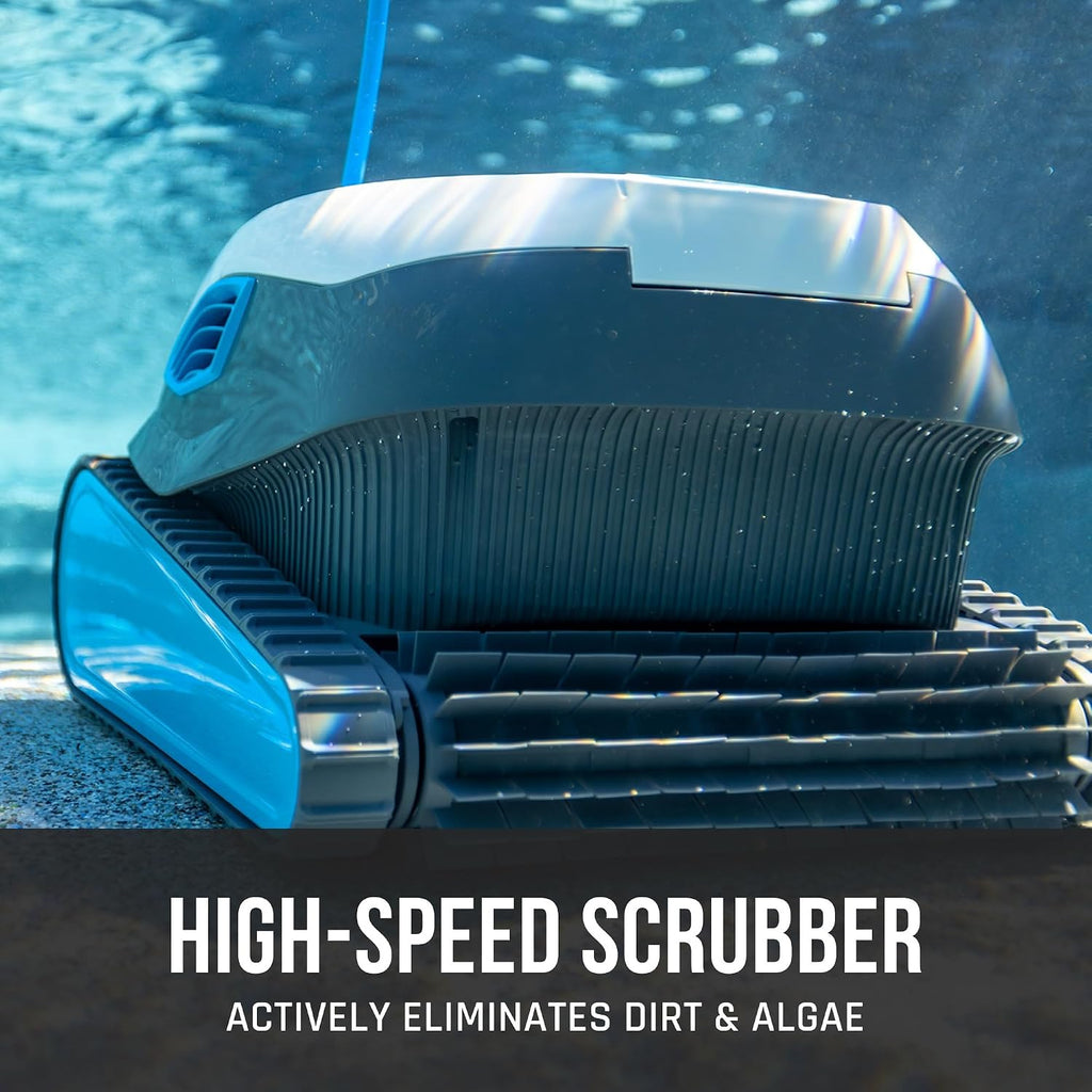 Hayward The Pool Cleaner R130 Robotic Cleaner (2024 New) Dual Scrubbing Brushes, Tangle-Free Cable, Top Load Easy Clean Basket, Smart Navigation, Fine/Ultra Fine Filters for In-Ground Pools up to 50ft