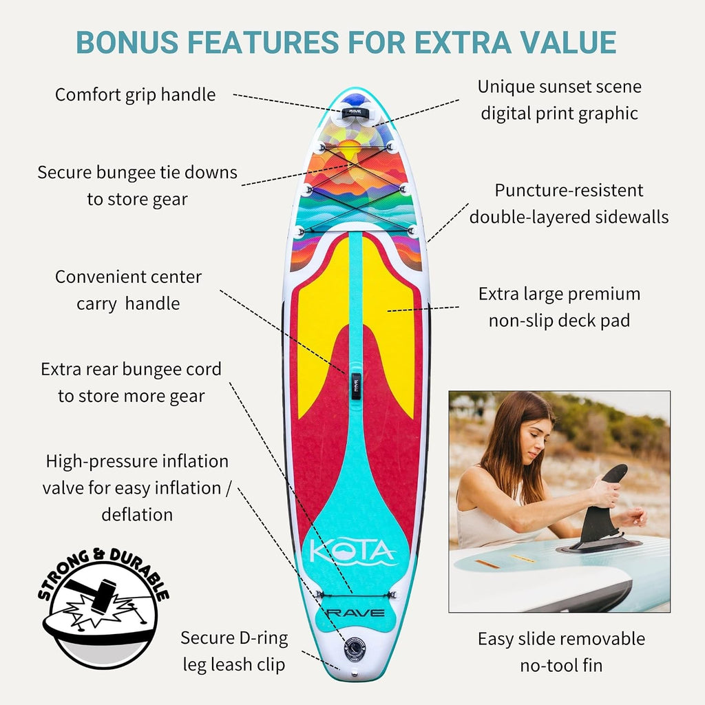 RAVE Sports Kota iSUP Stand-Up Paddleboard