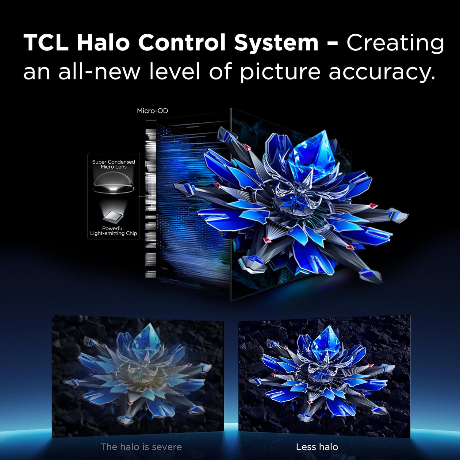 TCL 27' G64 Series QHD HDR QD-Mini LED Gaming Monitor (27G64, 2025 Model) Halo Control System, 180Hz Refresh Rate, LD180 Precise Dimming Series, HDR600 Brightness, 1ms, AMD FreeSync, NVIDIA G-SYNC