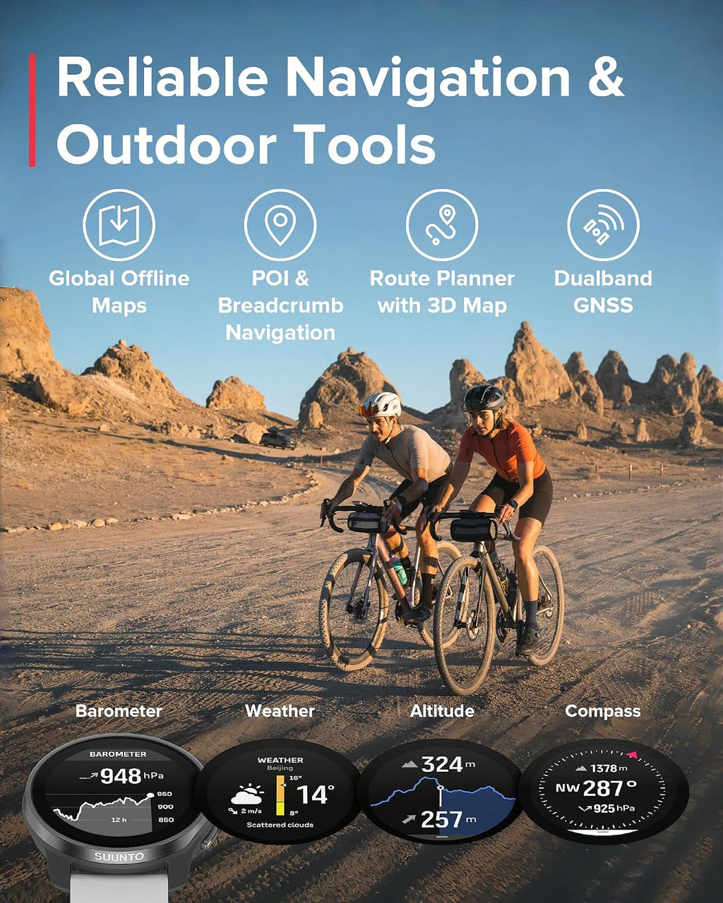 SUUNTO Race S GPS Sports Watch, 1.32' AMOLED Touchscreen w/Crown, 13 Days Battery Life, Training & Sleep Health Tracking, Dual-GNSS, 32GB Global Offline Maps, Lightweight for Running, Ti Canary