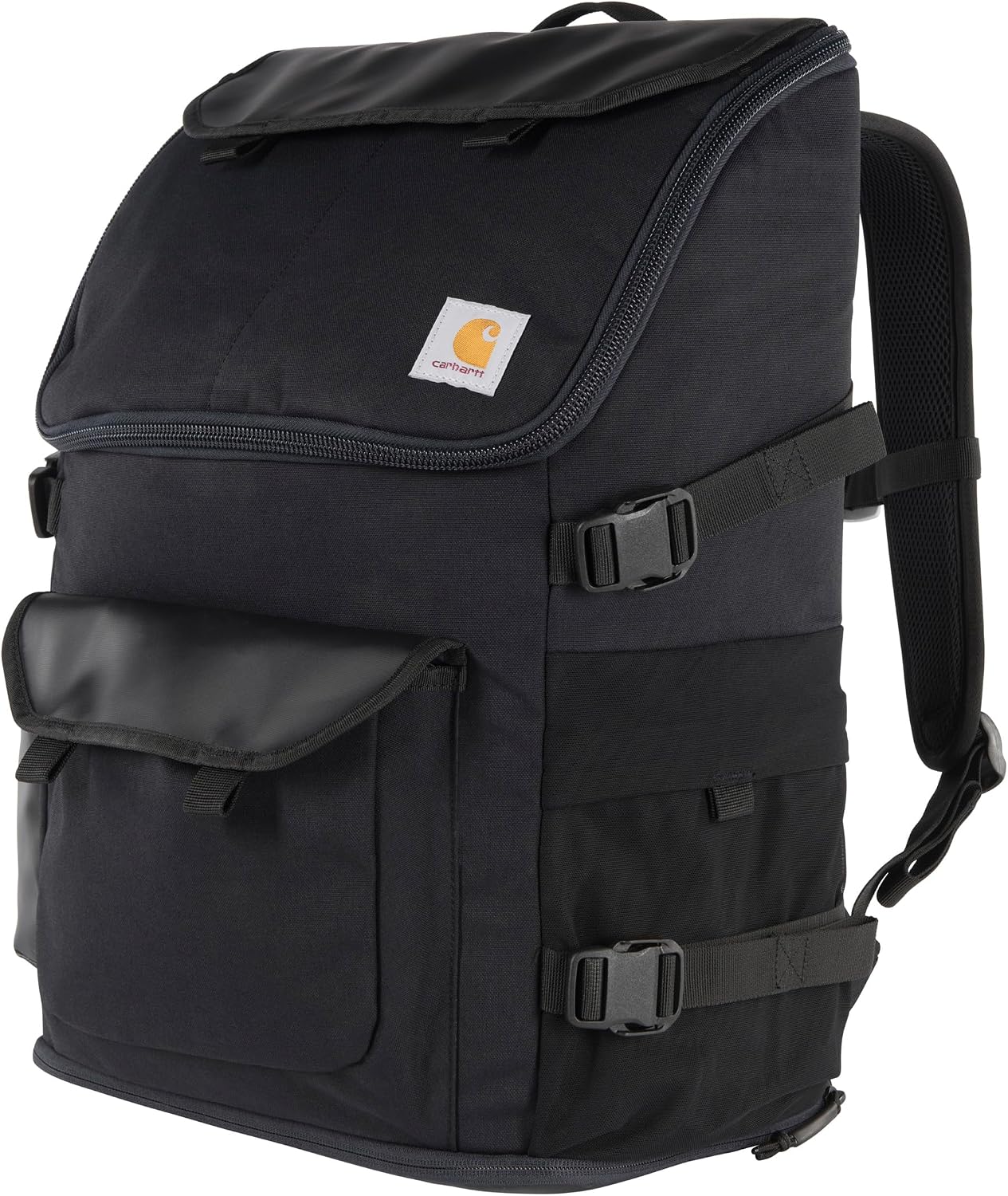 Carhartt 35L Nylon Workday Backpack, Durable Water-Resistant Pack with 15' Laptop Sleeve and Adjustable Shoulder Straps, Black