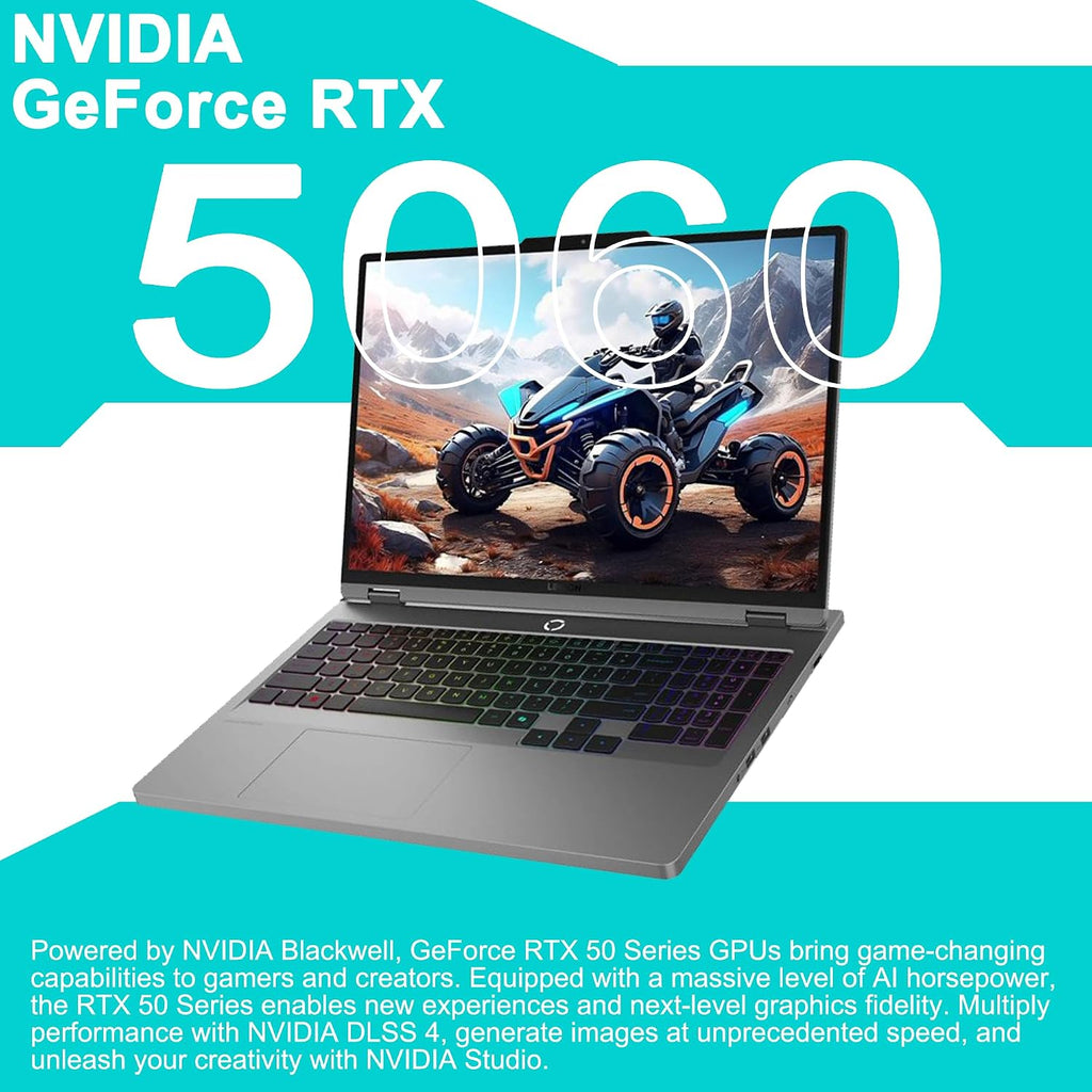 Lenovo Legion 5 Gaming AI Laptop 16' WQXGA 2560x1600 240Hz (100% DCI-P3, 500nits) Intel 24-core Ultra 9 275HX 32GB RAM 4TB SSD GeForce RTX 5060 (Up to 572 AI Tops) RGB Backlit Harman Win11 ICP Hub