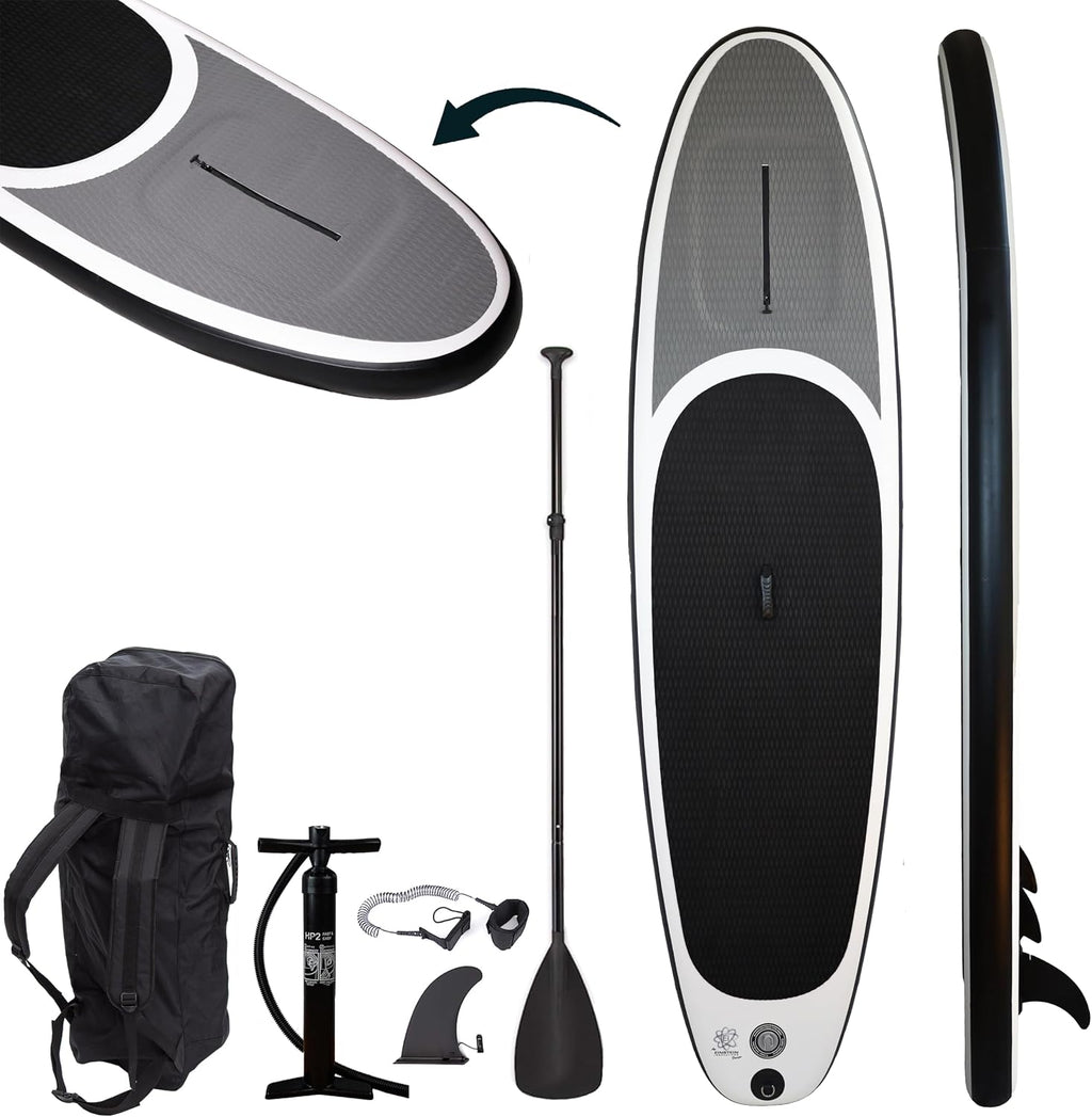 Ei Inflatable Stand Up Paddle Board with Built-in Cooler/Storage, 10'6' Premium Paddleboard with Accessories & Sup Carry Bag, Stand Up Paddle Boards for Youth & Adults