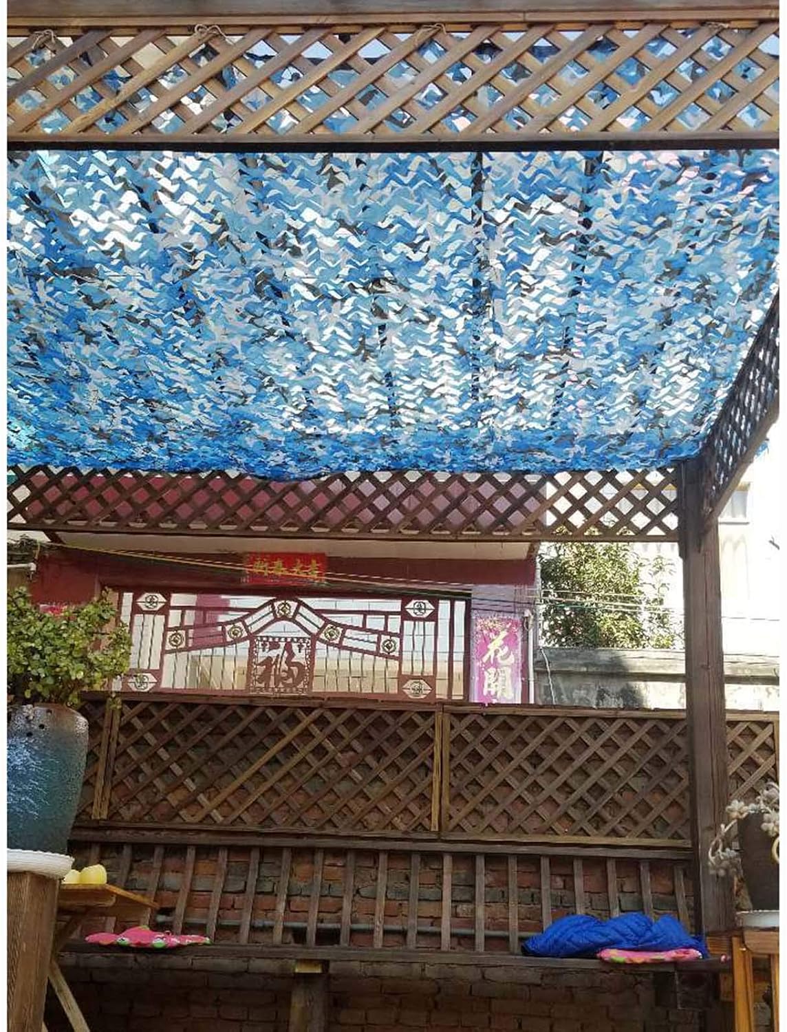 Camouflage Nets for Terraces,Pavilions,Garden Shading Nets,Military Decoration,Hunting,Sun Protection,Outdoor Activities Camo Netting,2×3M,3×5M,Durable Oxford Cloth Camo Net