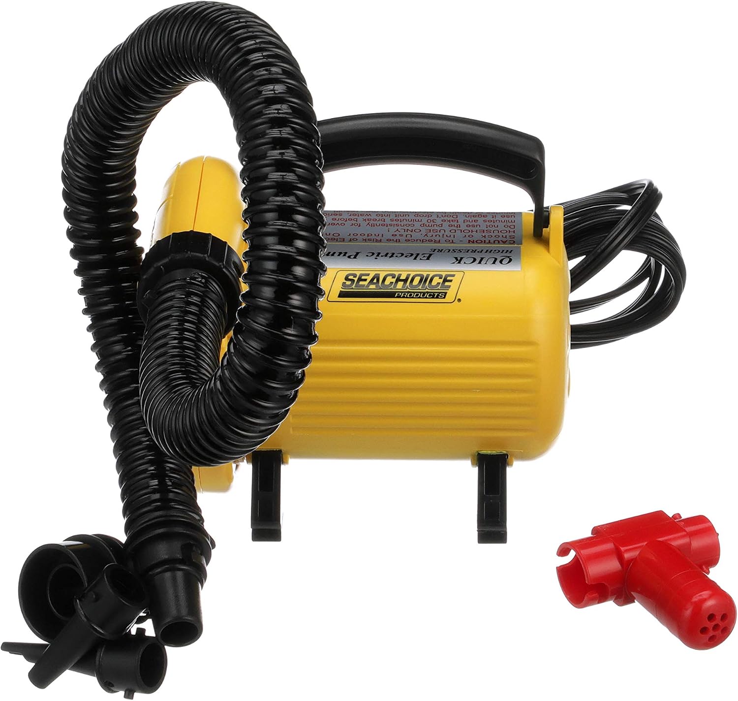 Seachoice Portable 120V Super Air Pump w/ 10-Ft. Power Cord, 2.5 PSI, For Boating and General Inflatables