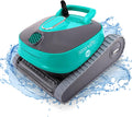 SereneLife Automatic Robotic Pool Cleaner for In-Ground Pools, 3-Motor Wall Climbing Pool Cleaning Robot w/Dual Scrub Brushes, Tangle-Free Cable, Superior Filtration, Energy-Saving, Up to 50ft