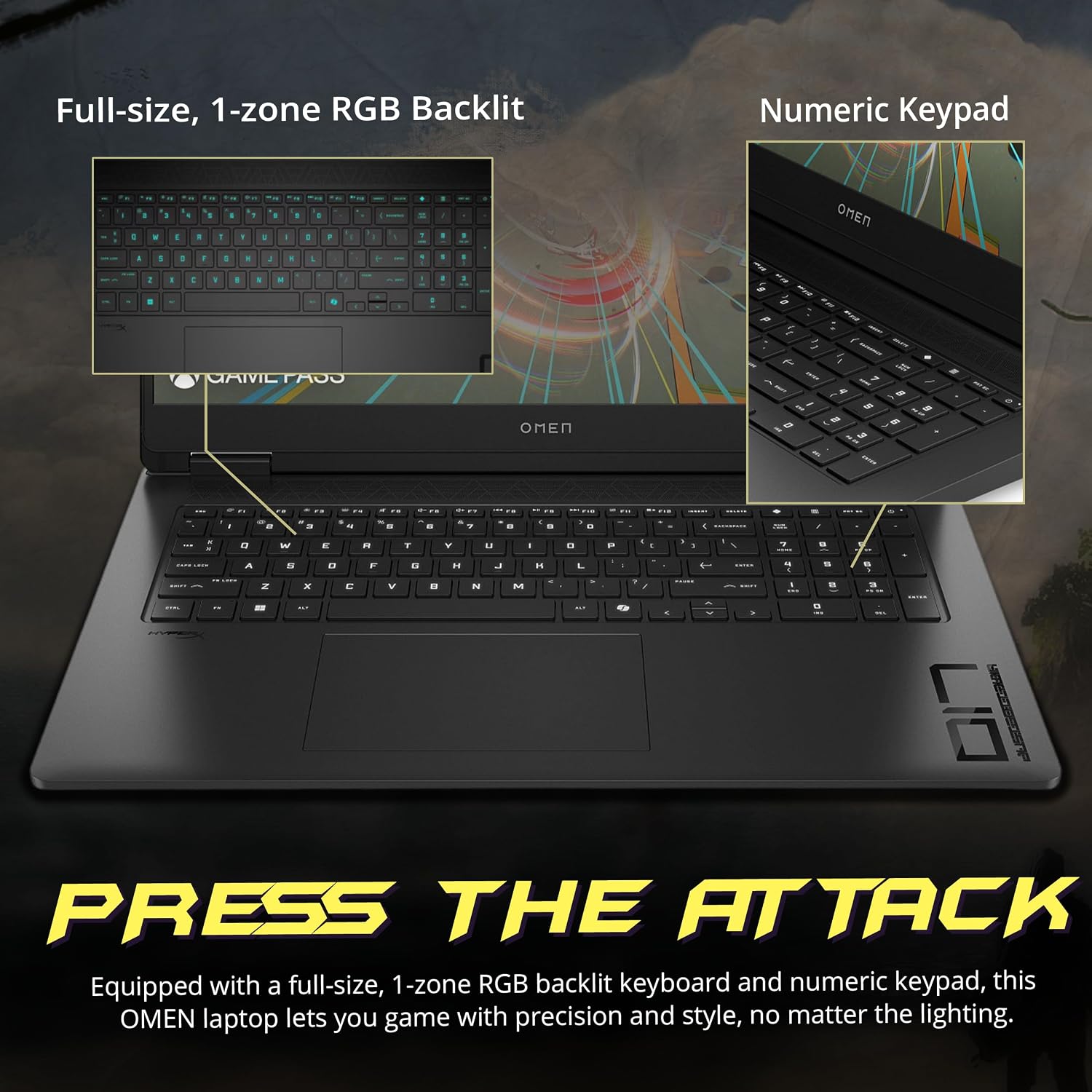 HP Omen 17 Gaming Laptop, NVIDIA GeForce RTX 5060, AMD Ryzen AI 9 365, 64GB RAM, 5TB Storage(4TB SSD+1TB Docking Station), Backlit Keyboard, 17.3' FHD 144Hz Display, Win 11 Pro, Black
