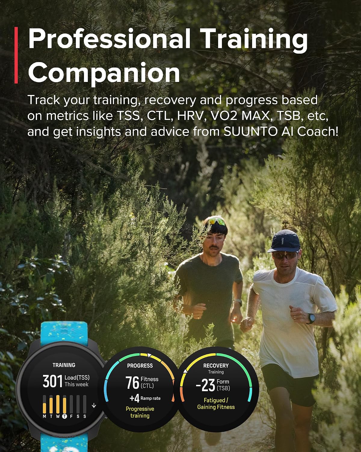 SUUNTO Race S GPS Sports Watch, 1.32' AMOLED Touchscreen w/Crown, 13 Days Battery Life, Training & Sleep Health Tracking, Dual-GNSS, 32GB Global Offline Maps, Lightweight for Running, Powder Pink