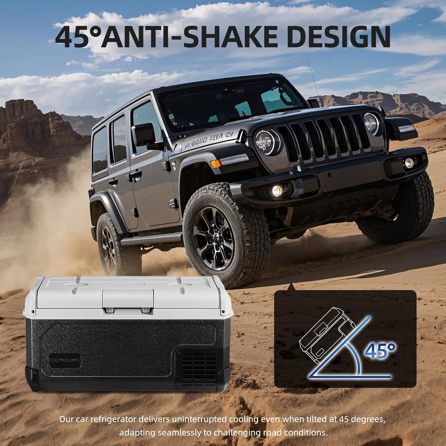 12V Car Refrigerator,32QT Portable Fridge Freezer with Blow Expansion Evaporator,-4℉~68℉ 12/24V DC & 120-240V AC Freezer Cooler for Truck RV SUV Camping Travel，Reversible Door