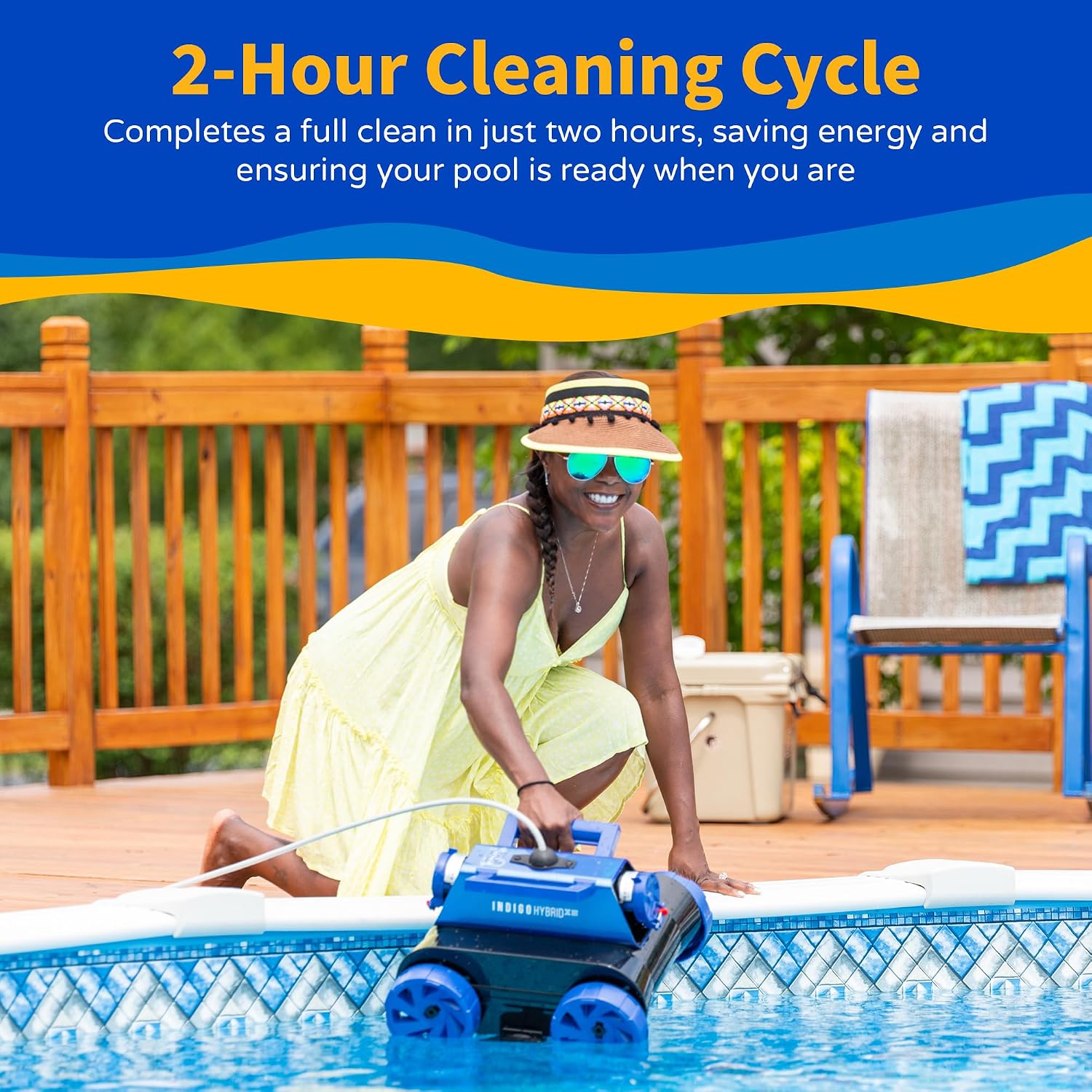 Blue Wave Indigo Hybrid x-5 Robotic Cleaner
