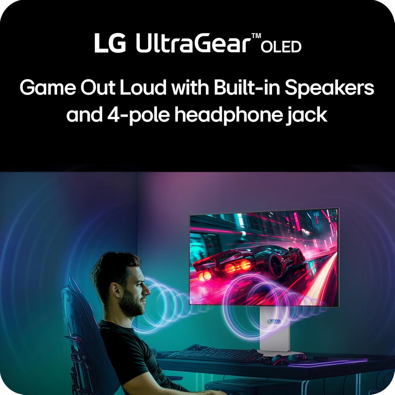 LG ‎32GS95UV 32-inch Ultragear OLED Gaming Monitor 4K UHD 1440p 240Hz 0.03ms DisplayHDR True Black 400 AMD FreeSync Premium Pro NVIDIA G-Sync HDMI 2.1 DisplayPort Tilt/Height/Swivel Stand White