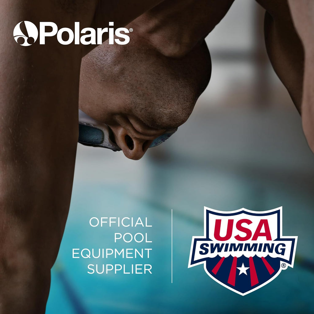Polaris Pixel Compact Cordless Robotic Pool Cleaner for Above-Ground & In-Ground Pools up to 30ft, Long Lasting Battery, Compact & Lighweight w/Cyclonic Vacuum Technology