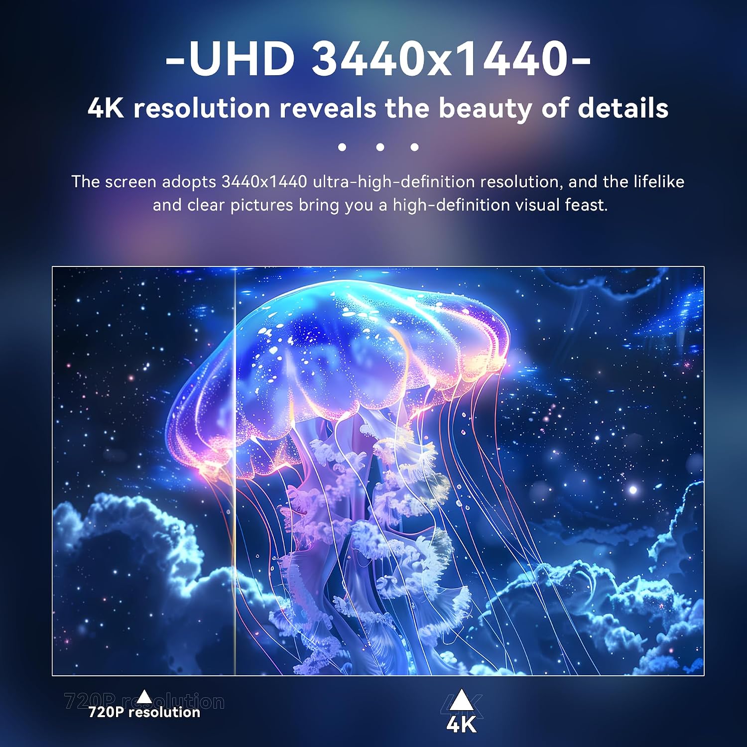 34 Inch Curved Ultrawide Gaming Monitor,21:9 WQHD (3440x1440) 165Hz 1ms 1500R Curved Monitor, 120% sRGB, Support Freesync,2 HDMI & 2 DP, Equipped with LED Backlight, VESA Mount (G34WQ)